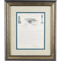 Lot Of 2 Framed Documents From The Automatic Vending Co
