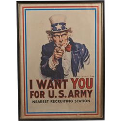 Uncle Sam “I Want You For U.S. Army Nearest Recruiting.