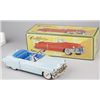 Image 1 : Tin Friction Toy ‘53 Cadillac Convertible In Box.