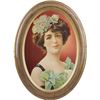 Image 2 : Lot Of 2 Pretty Lady Tin Advertising Signs.