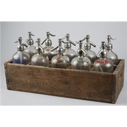 Case Of 10 Early Glass Seltzer Bottles In Original.