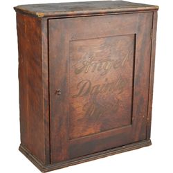 Angel Dainty Dyes Wood Storage Cabinet For Dye Packets.