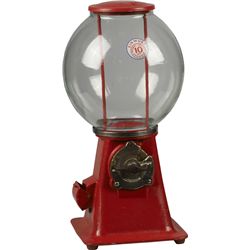 10 Pfennig German Countertop Gumball Vending Machine.