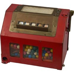 1 Cent Supreme Vending The Lark 5-Reel Poker Card.