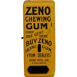 1 Cent Zeno Chewing Gum Wall Mount Vending Machine.