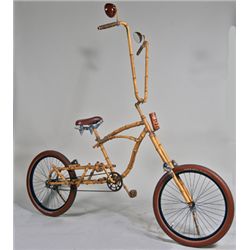 Custom Single-Speed Bamboo Tiki Cruiser Bike.