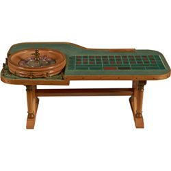 Miniature Roulette Table From Wilbur Clark’s Desert Inn