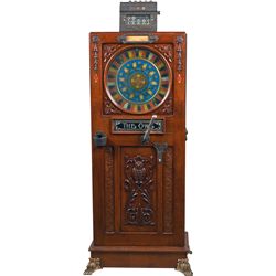 5 Cent Mills Owl Upright Single Wheel Slot Machine.