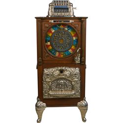 5 Cent Watling Big 6 Upright Floor Wheel Slot.