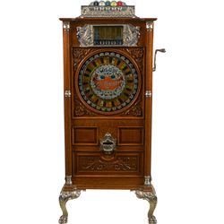 50 Cent Mills 20th Century Upright Slot Machine.
