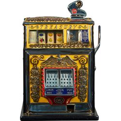 5 Cent Watling Treasury Twin Jackpot Gooseneck Bell.