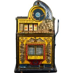 1 Cent Watling Rol-A-Top Twin Jackpot “Coin Front”.