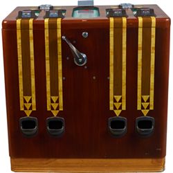 5 Cent Mills Novelty 4 Bells 4-Player Console Slot.
