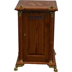 Wooden Clawfoot Slot Machine Stand.