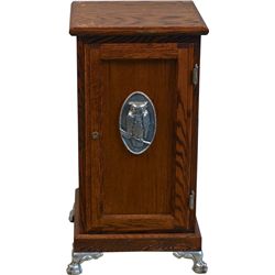 Wooden Clawfoot Slot Machine Stand.