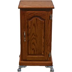 Wooden Clawfoot Slot Machine Stand.