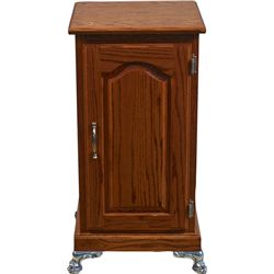 Wooden Clawfoot Slot Machine Stand.