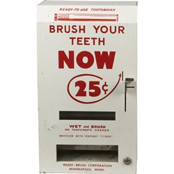 25 Cent Countertop Toothbrush Vending Machine.