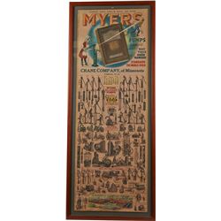 F.E. Myers & Bro. Paper Advertising Calendar April 1924