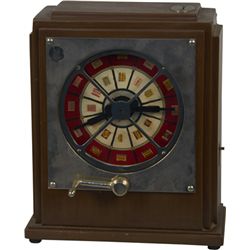 Coin-Op Keeney & Sons Magic Clock Countertop Wheel.