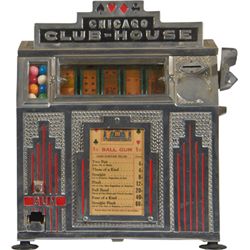 1 Cent Chicago Club-House Countertop Poker 5-Reel.