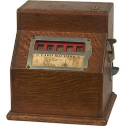 5 Cent O.D. Jennings Card Machine 5-Reel Poker.