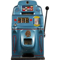 25 Cent O.D. Jennings Standard Chief Slot Machine.
