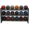 Image 1 : Brunswick Bowling Ball Rack w/18 Assorted Balls.