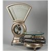 Image 1 : Stimpson Countertop Fan Scale Restored Silver w/Gold.