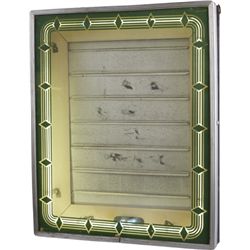 Glass & Neon Countertop Display Sign For Plastic Letter