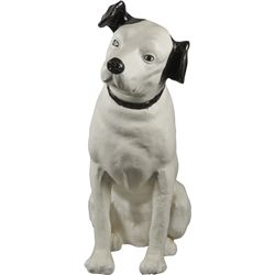 RCA Victor “Nipper” Dog Figural Paper Mache Statue.