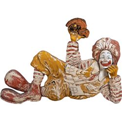 Rare Ronald McDonald Sculpture w/Leather Catcher’s Mitt