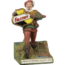 Falstaff Beer Figural Plaster Advertisement Statue.