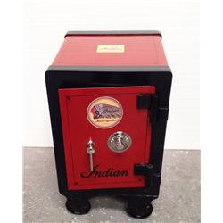 Restored medium sized Antique Safe “Indian M/C” motif.