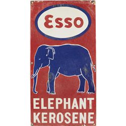 Esso ELephant Kerosene Porcelain Sign.