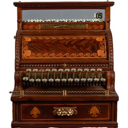 National Cash Register Rare Wood Model.