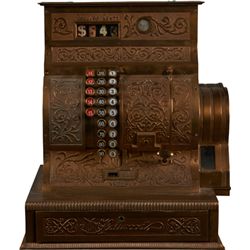 The Hallwood Cash Register Brass Model 15.
