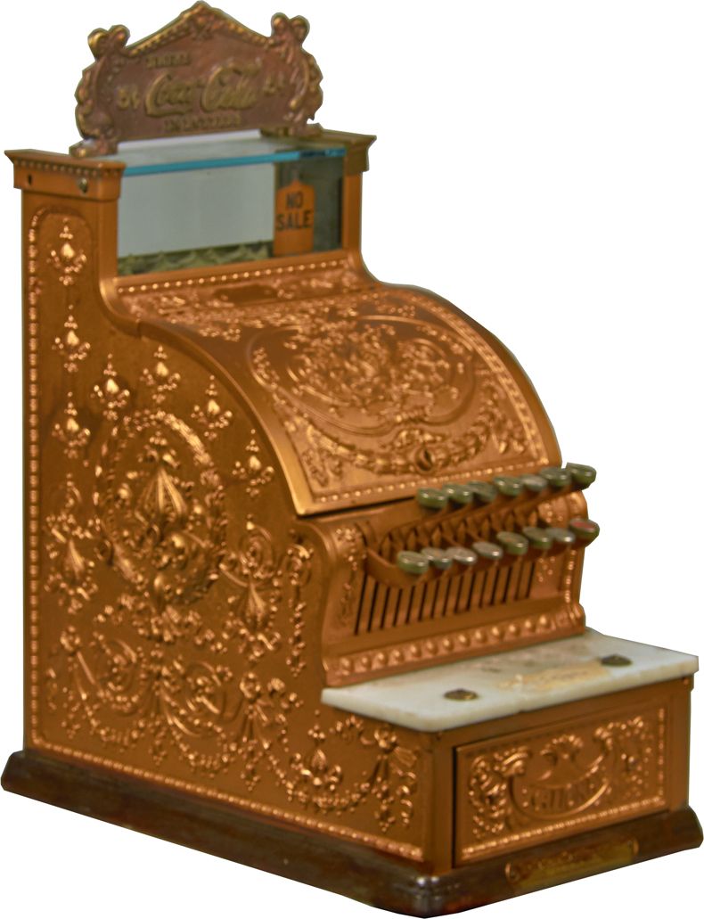 National Cash Register Brass Candy Store Model 313.