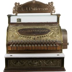National Cash Register Ornate Brass Model 46 1/4.