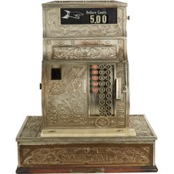 National Cash Register Nickel Plated Candy Store Model.