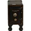 Image 1 : Early Small Hall’s Cast-Iron Combination Lock Safe.