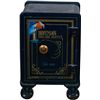 Image 1 : Early Cast-Iron Combination Lock Safe On Wheels.
