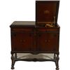 Image 1 : Rare Victor Victrola Wood Phonograph Floor Console.