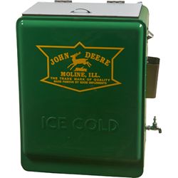John Deere Top-Opening Cooler w/Bottle Opener & Catch.