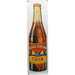 Royal Crown Cola Metal Single-Sided Advertising Sign.