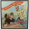 Image 1 : Chesterfield Cigarettes Litho. Paper Advertisement Sign