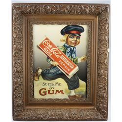 Coca Cola Peppermint Pepsin Gum Dutch Boy Advertisement