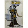 Image 1 : De Laval Local Agency Double-Sided Porcelain Sign.