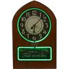 Image 1 : Telechron Light-Up Neon Advertising Clock.