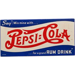 “Say Mix Mine With Pepsi : Cola For A Grand Rum.